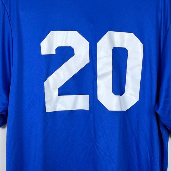 Holloway Kansas University Jayhawks Blue Jersey Tee Size Large - Picture 8 of 9